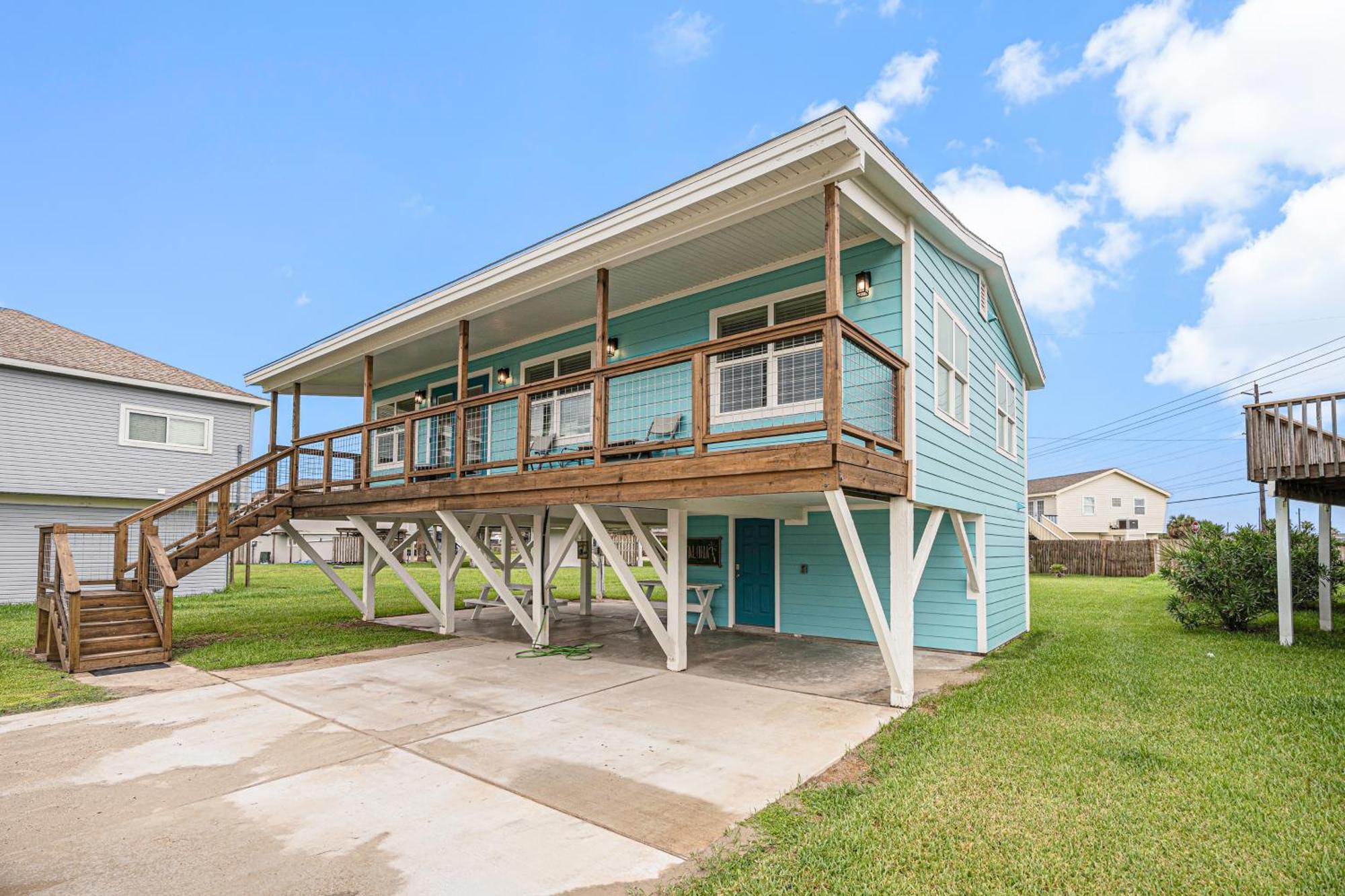 Seaside Cottage Галвестон Экстерьер фото